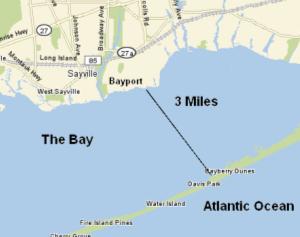 Map of the Hardy Boys Bayport